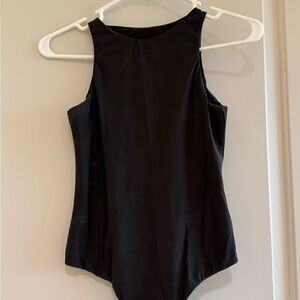 Quince Black Bodysuit Tank Top